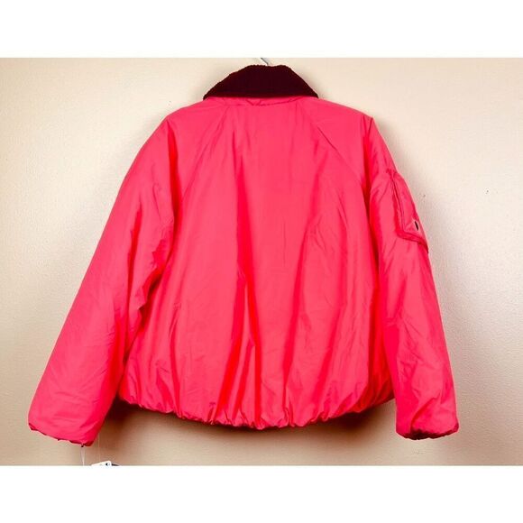 NWT Free People Movement Jacket Outpost Bomber Puffer Cherry Tomato - Picture 10 of 10